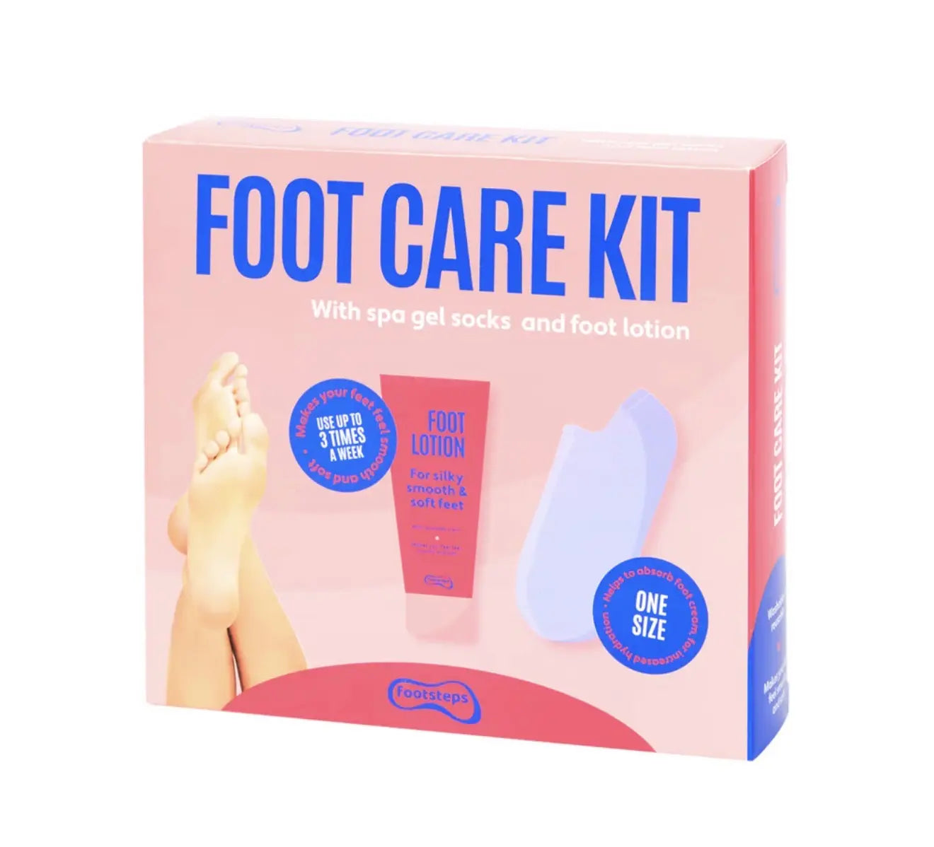 FOOTSTEPS FOOT CARE KIT WITH SPA GEL SOCKS AND FOOT LOTION Parfumerie MAMA