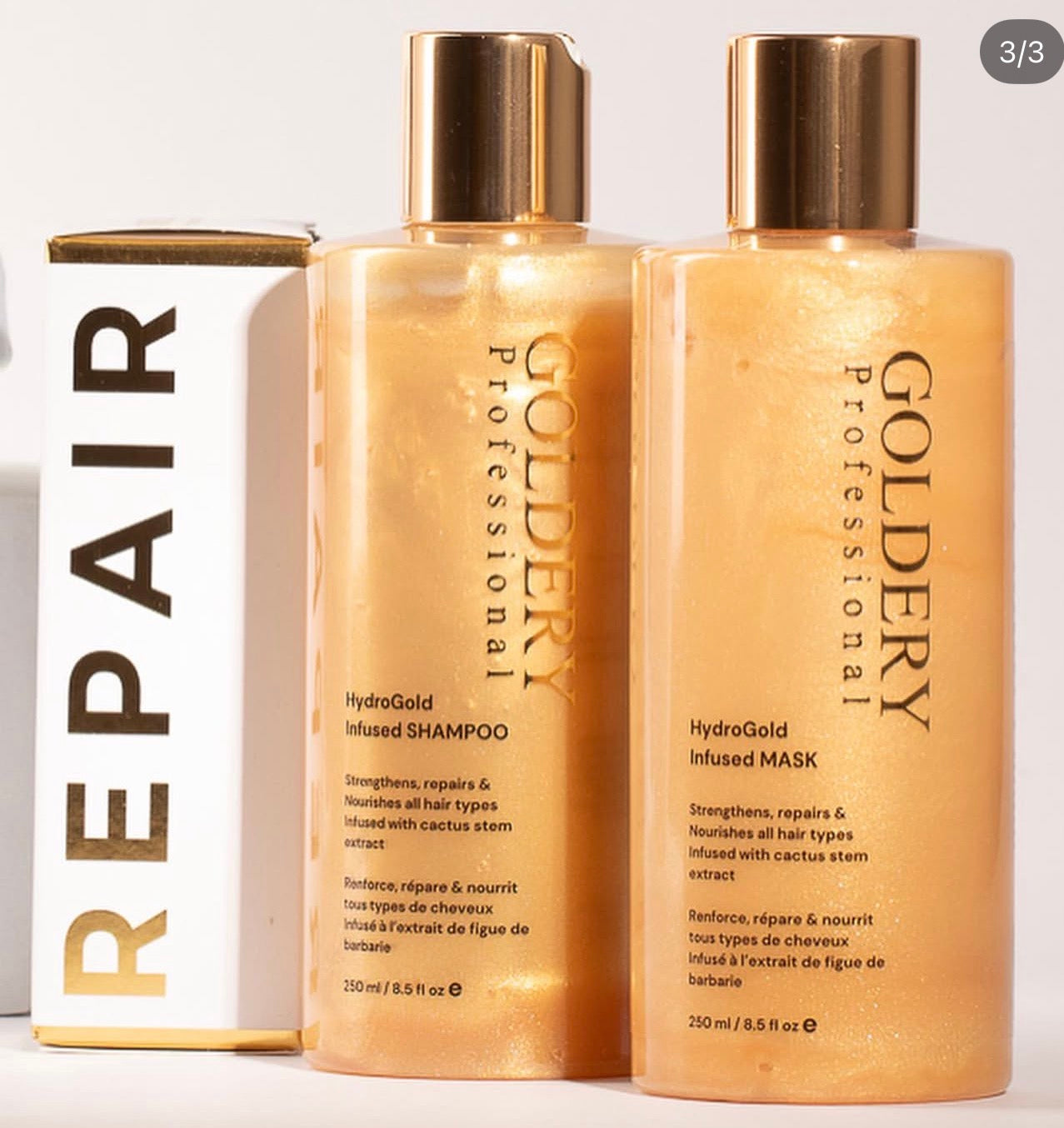 GOLDERY PROFESSIONAL HAIR REPAIR TREATMENT KIT Parfumerie MAMA