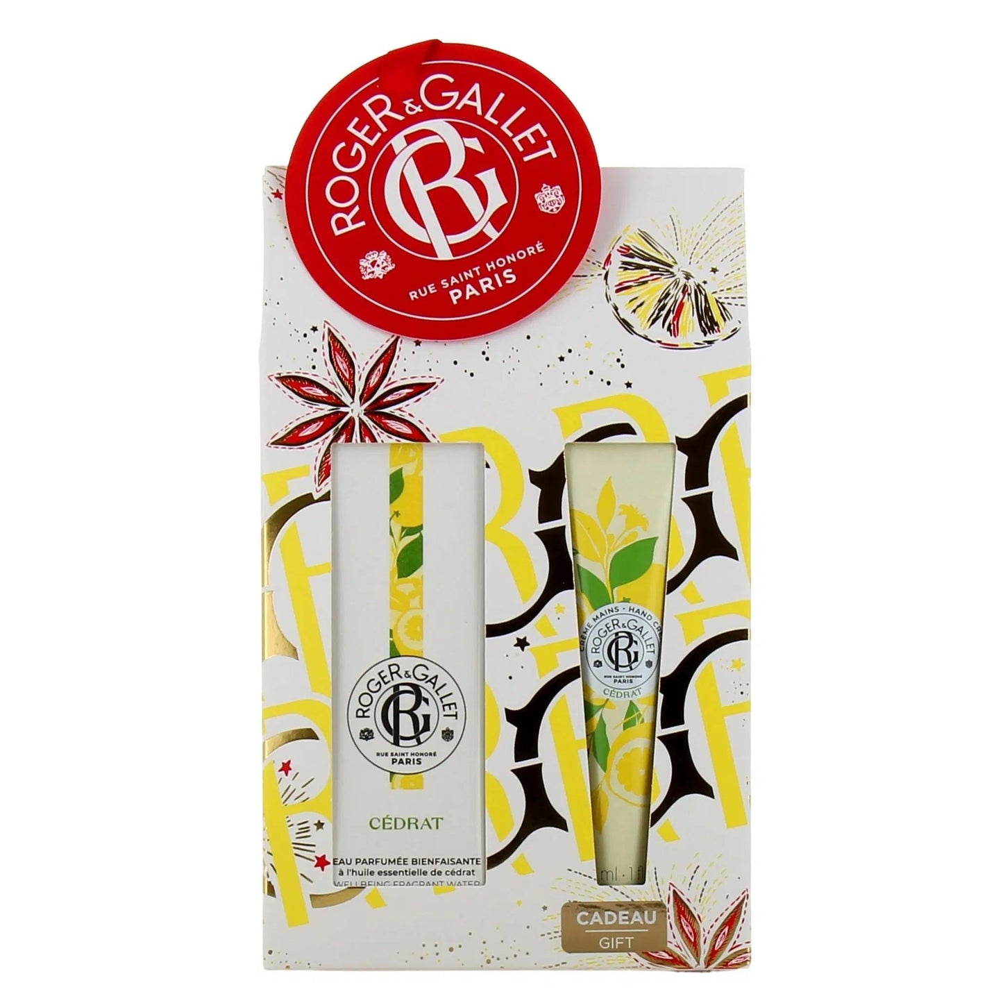 ROGER & GALLET COFFRET CEDRAT (EAU PARFUMEE 30ML+CREME MAINS 30ML) ROGER GALLET