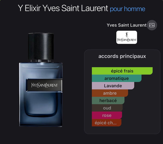YVES SAINT LAURENT
Y L'ELIXIR 60ml Parfumerie MAMA