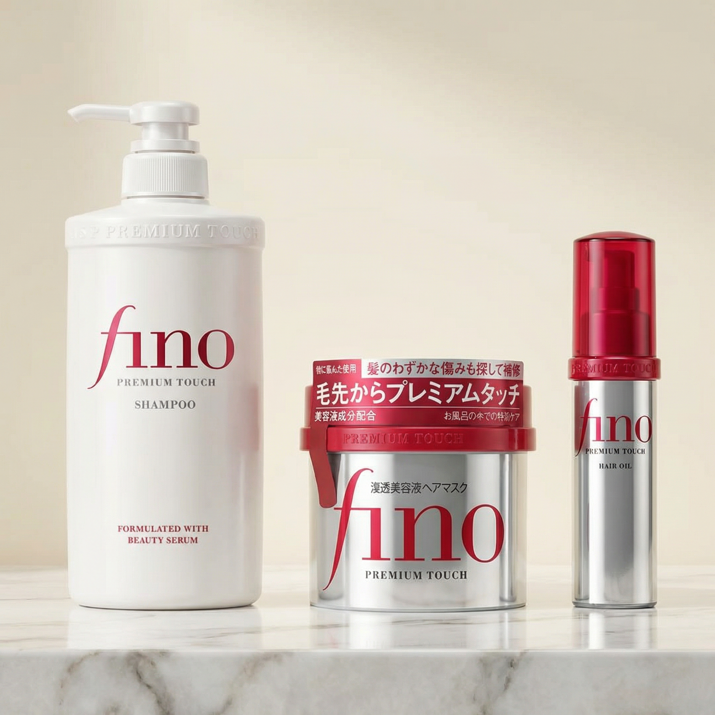 Pack fino — Shampoing, Masque & Huile Fino Premium Touch