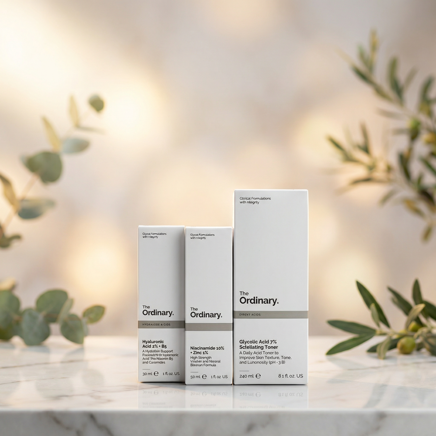 The Ordinary — Pack Essentiels Éclat & Hydratation