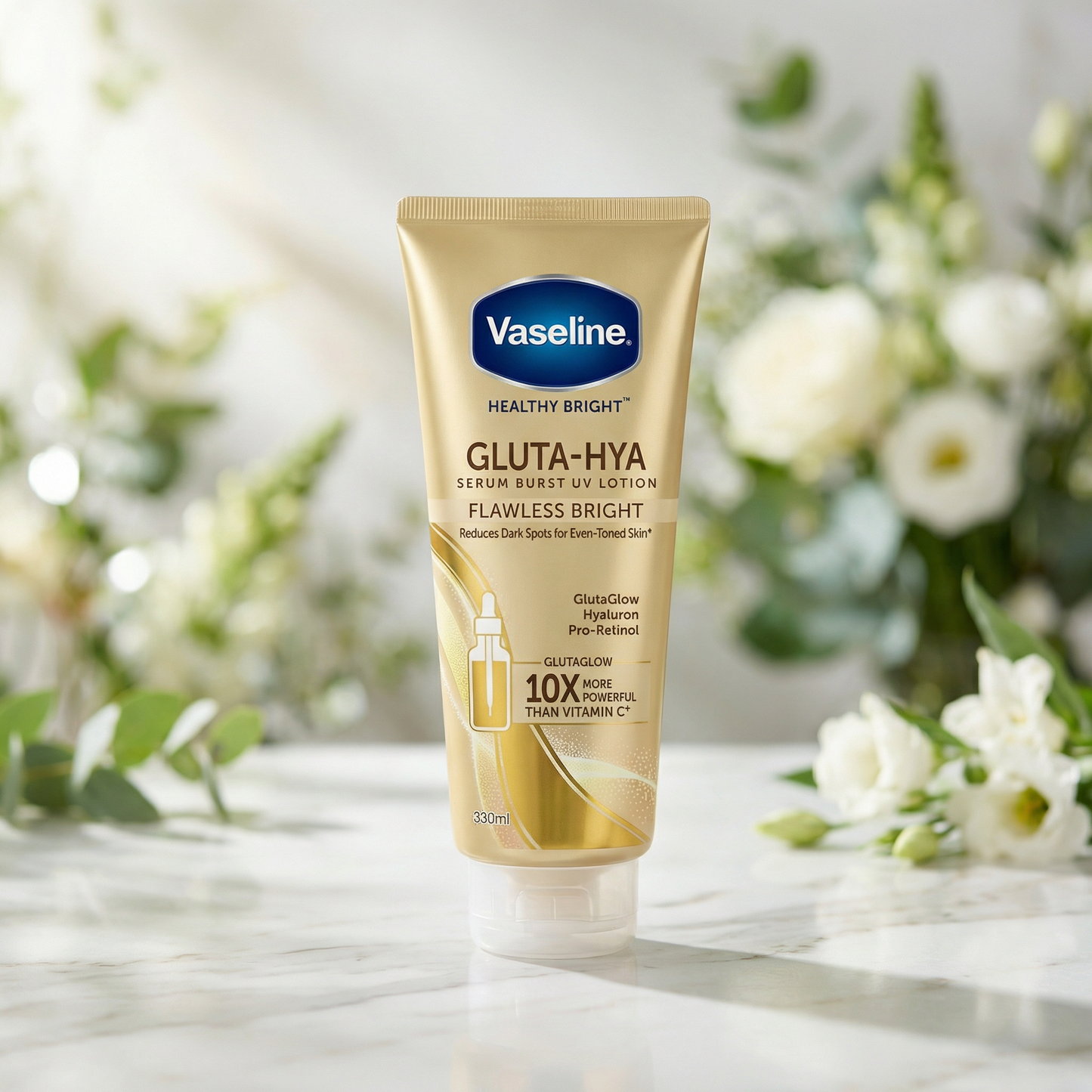 Vaseline - Healthy Bright - Gluta-Hya Flawless Glow - 330ml