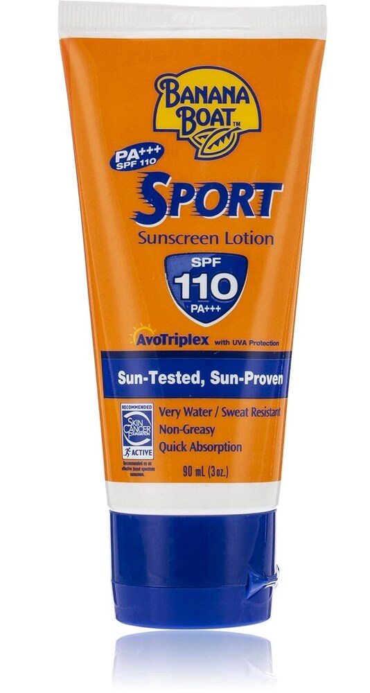 BANANA BOAT Sport Sunscreen Lotion Spf 110 Pa+++ Avotriplex With Uv Protection Ml, 90 millilitre