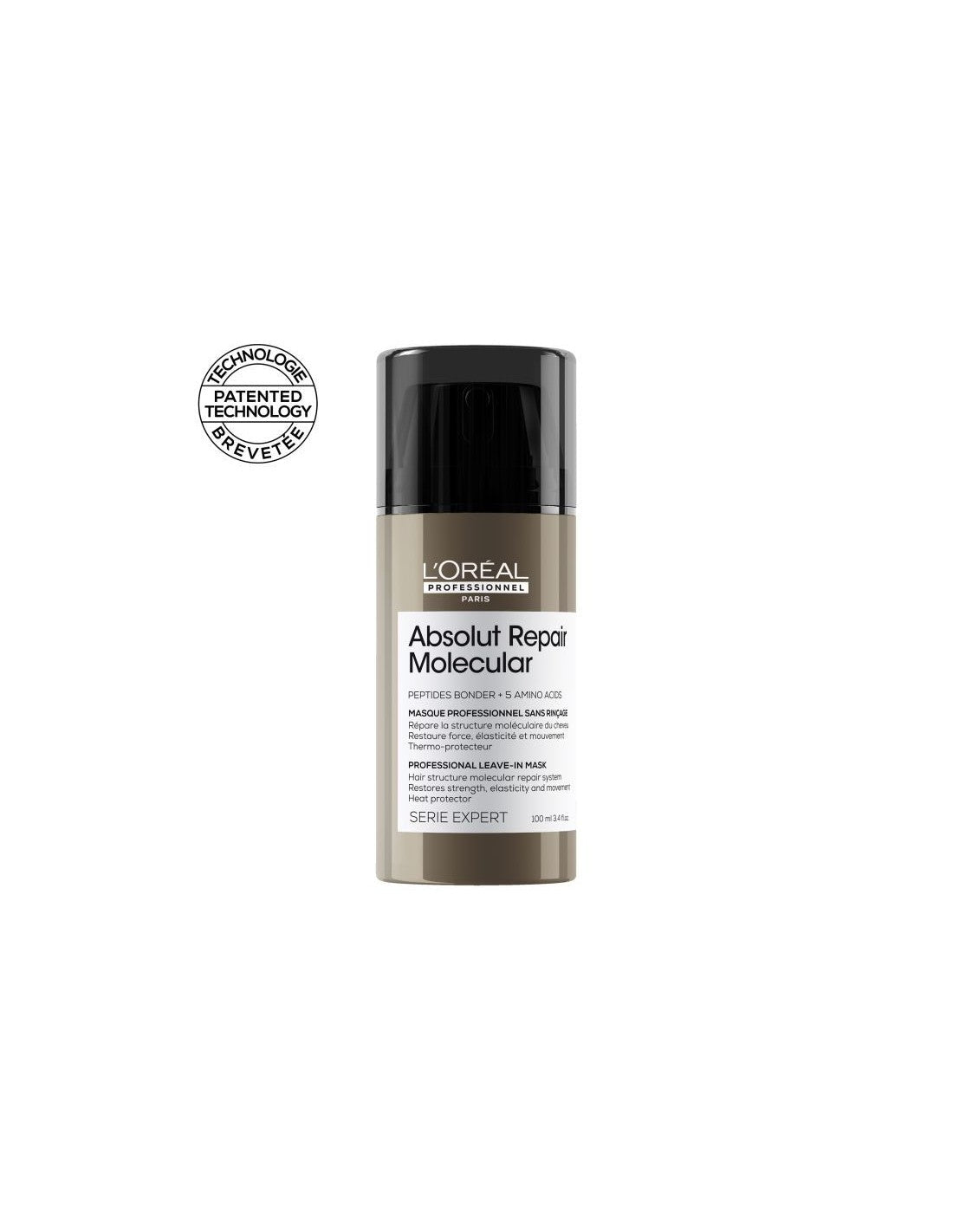 L'OREAL PROFESSIONNEL ABSOLUT REPAIR MOLECULAR MASQUE LEAVE-IN 100ML L'ORÉAL