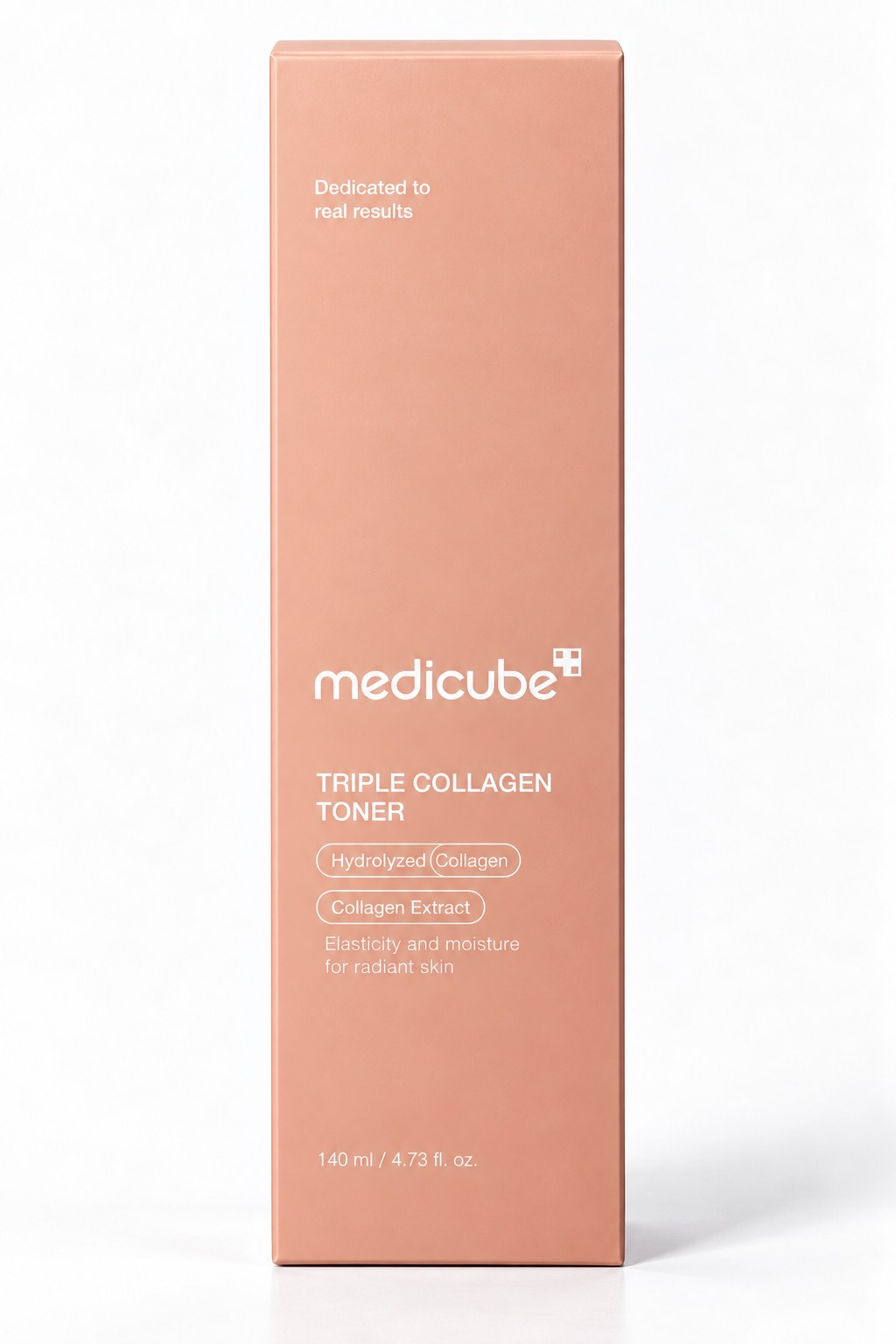 Flacon Medicube Triple Collagen Toner 140 ml sur fond blanc