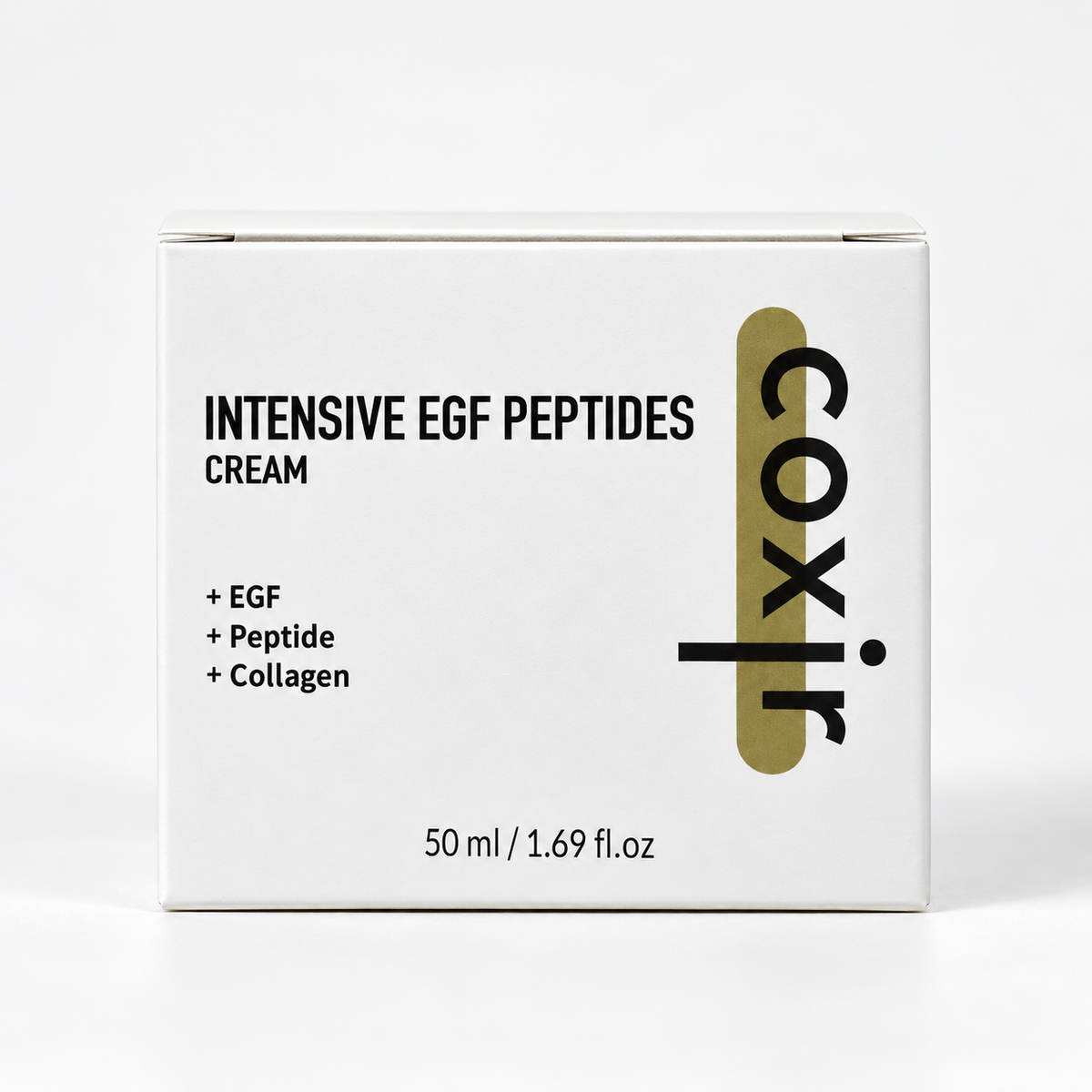 Coxir Intensive EGF Peptides Cream 50 ml, photo studio professionnelle