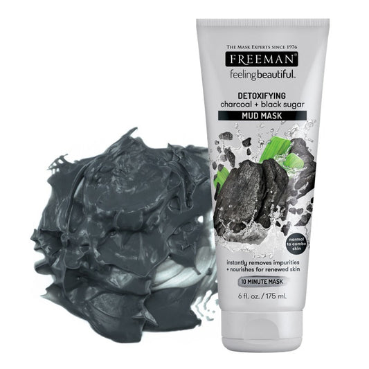 Freeman Detoxifying Charcoal & Black Sugar Mud Mask Freeman