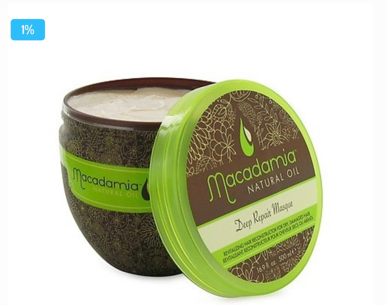 MACADAMIA DEEP REPAIR MASQUE CHEVEUX SECS OU ABÎMÉS 236ML Parfumerie MAMA
