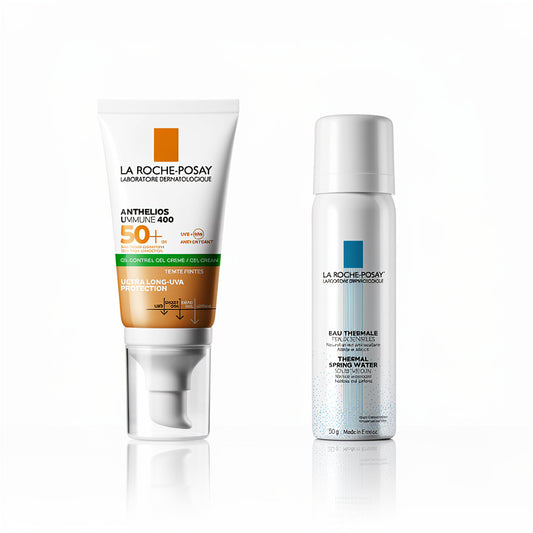 La Roche Posay Anthelios oil Control gel cream UVMUNE 400 SPF50+ 50ml - Protection Invisible + Cadeau Eau de Source Thermal 50 ml