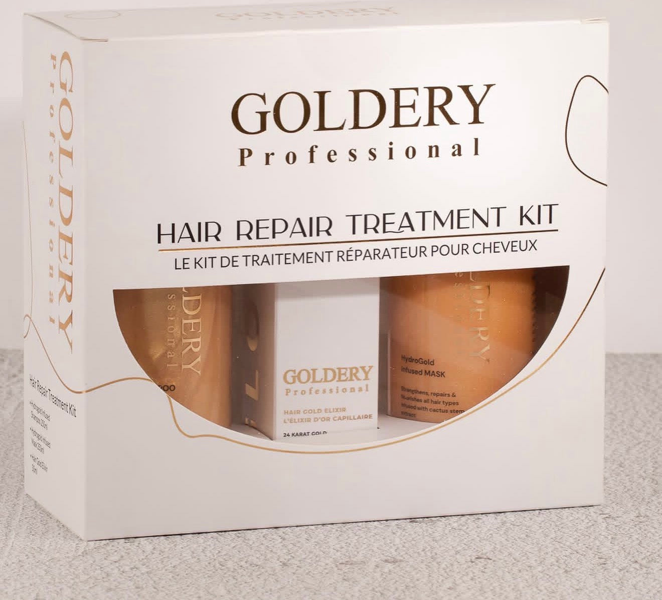 GOLDERY PROFESSIONAL HAIR REPAIR TREATMENT KIT Parfumerie MAMA