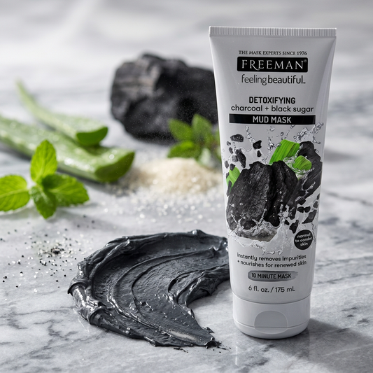 Freeman Detoxifying Charcoal & Black Sugar Mud Mask