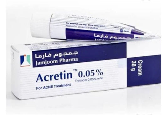 Acretin 0.05% Cream for Acne (Tretinoin) 30g