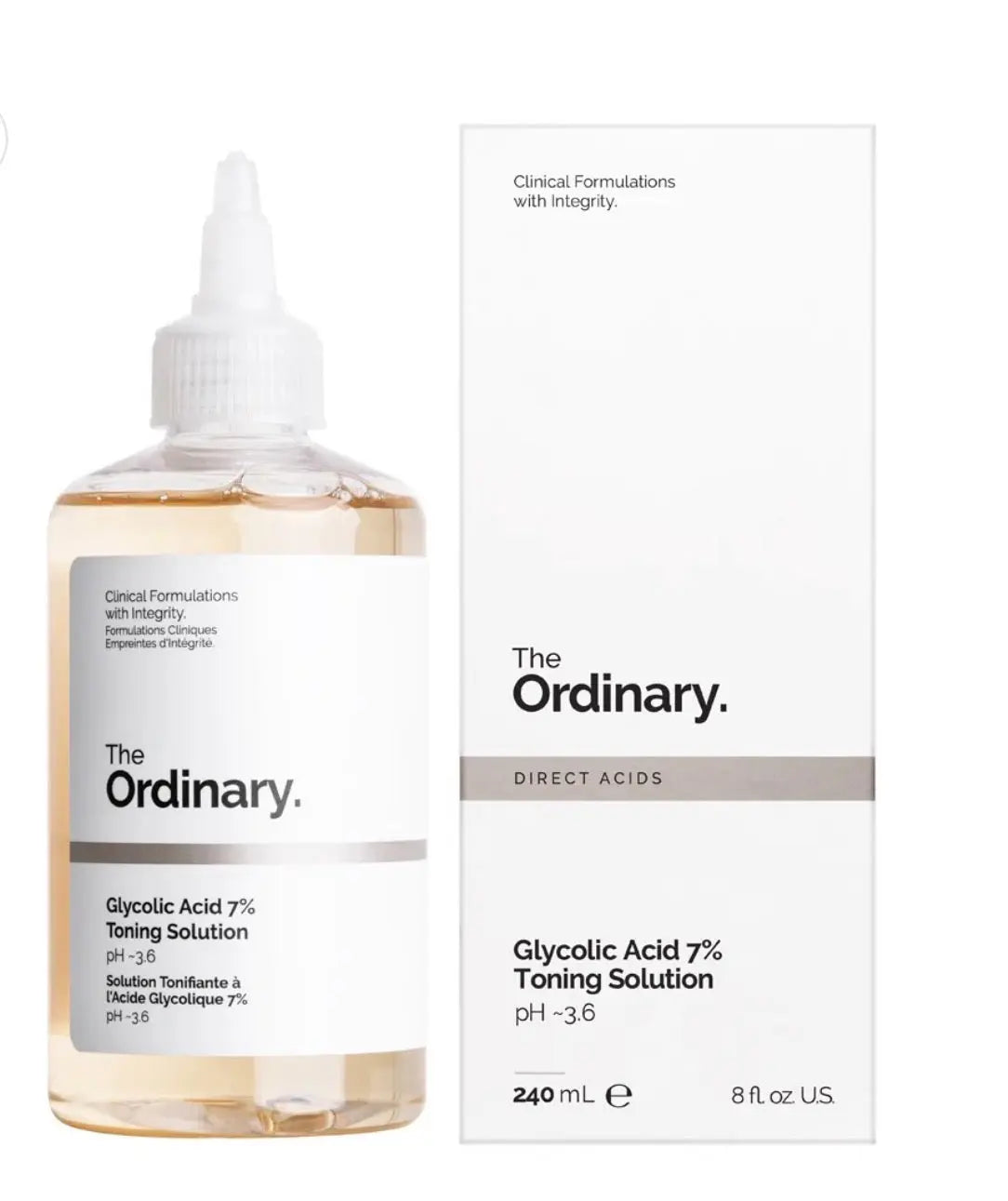 The Ordinary Solution Tonifiante À L'Acide Glycolique 7% 240 ML Parfumerie MAMA