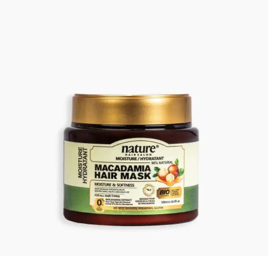 Soin Hydratant Shampooing Nature + Masque Nature Macadamia Parfumerie MAMA