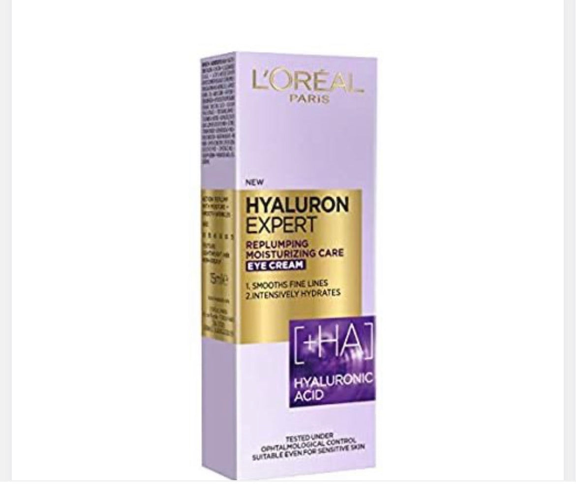 L'Oréal Paris L'oréal Paris - Hyaluron Expert Crème Contour Des Yeux À L'acide Hyaluronique 15 Ml Parfumerie MAMA