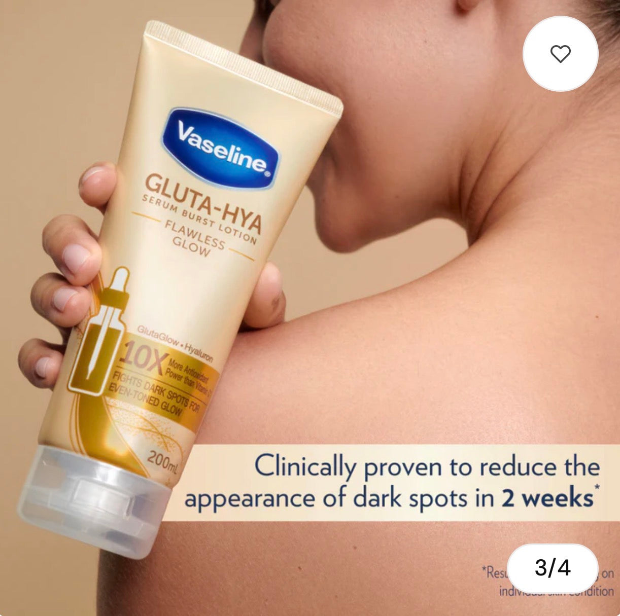 Vaseline - Healthy Bright - Gluta-Hya Flawless Glow - 330ml
