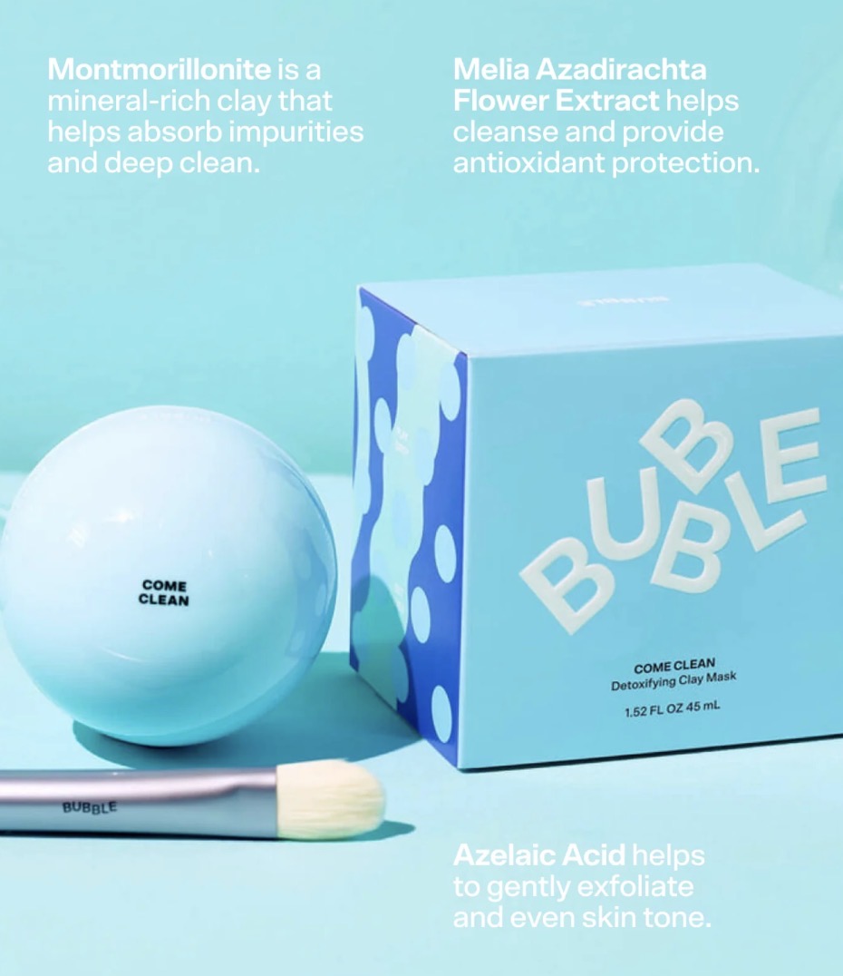 Come Clean
DETOXIFYING CLAY MASK Parfumerie MAMA