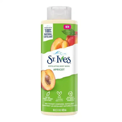 Gel douche exfoliant - ST.IVES - Abricot - 473ml - Sans parabène - Tous types de peau Parfumerie MAMA