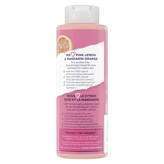 Gel douche - ST.IVES - Citron Rose Mandarine - 473ml - Apaisant - Sans parabène Parfumerie MAMA