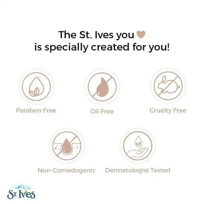 GOMMAGE VISAGE - ST.IVES - ST IVES GENTLE SMOOTHING OATMEAL SCRUB & MASK - 170g - Vegan - Tous types de peau Parfumerie MAMA