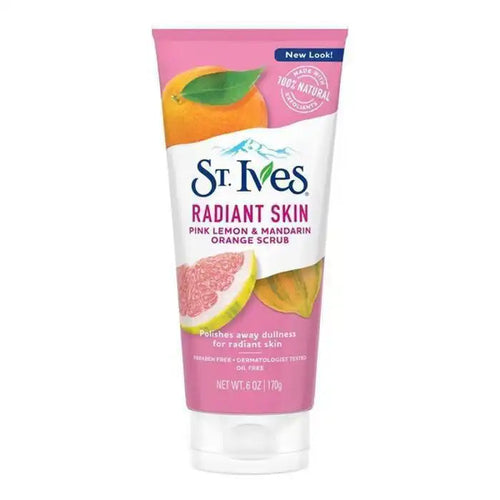 Gommage Visage - ST.IVES - Radiant Skin - Citron Rose - Orange Mandarine - 150 ml Parfumerie MAMA