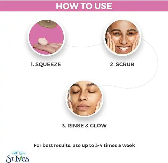 Gommage Visage - ST.IVES - Radiant Skin - Citron Rose - Orange Mandarine - 150 ml Parfumerie MAMA