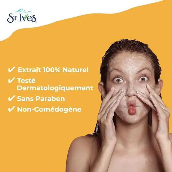 GOMMAGE VISAGE - ST. IVES - PEAU DOUCE & AVOCAT - 170 GR - Exfoliant Naturel - Hydratation Profonde Parfumerie MAMA