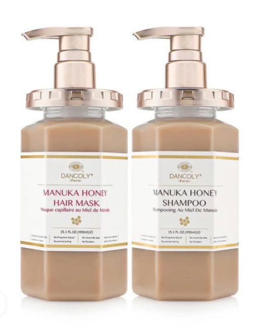 DANCOLY PARIS PACK SHAMPOING 450 ML ET MASQUE CAPILLAIRE 450 ML AU MIEL DE MANUKA Parfumerie MAMA