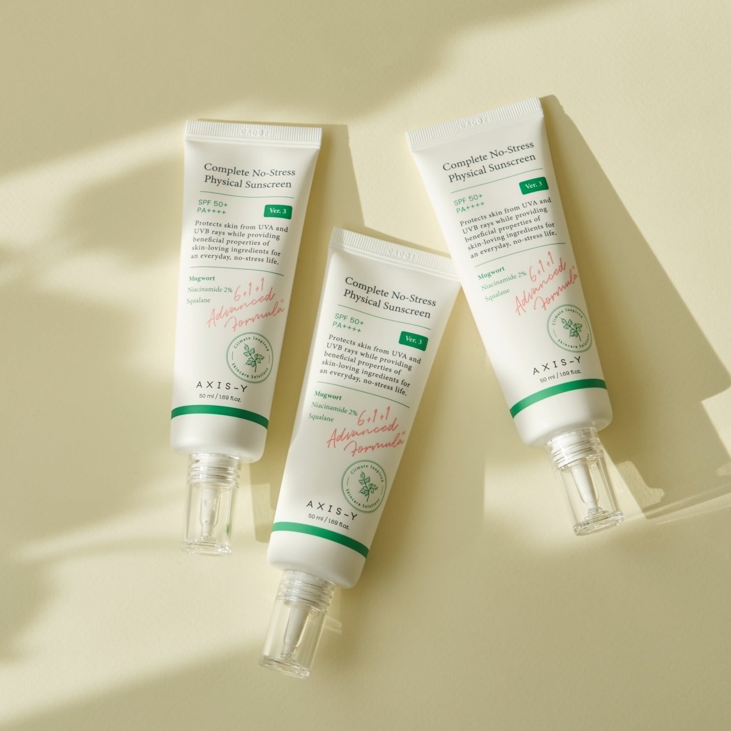 AXIS-Y COMPLETE NO-STRESS PHYSICAL SUNSCREEN V.3 50ML AXIS-Y