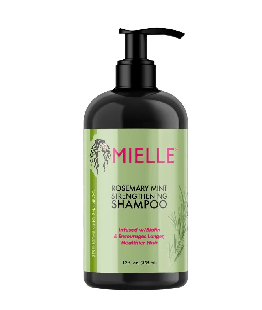 Mielle Shampooing Renforçant à la Menthe au Romarin, Infusé avec de la Biotine 355ml Parfumerie MAMA