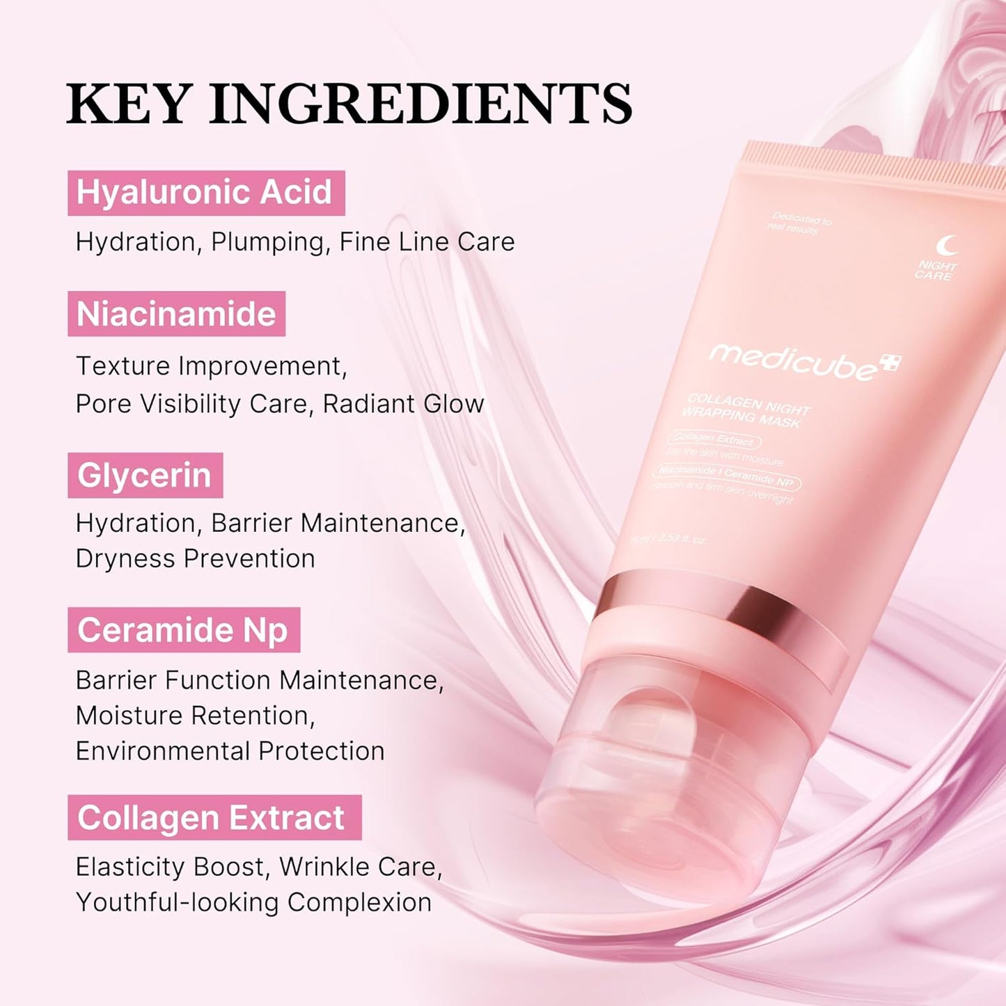 MEDICUBE – Collagen Night Wrapping Mask – 75ml medicube