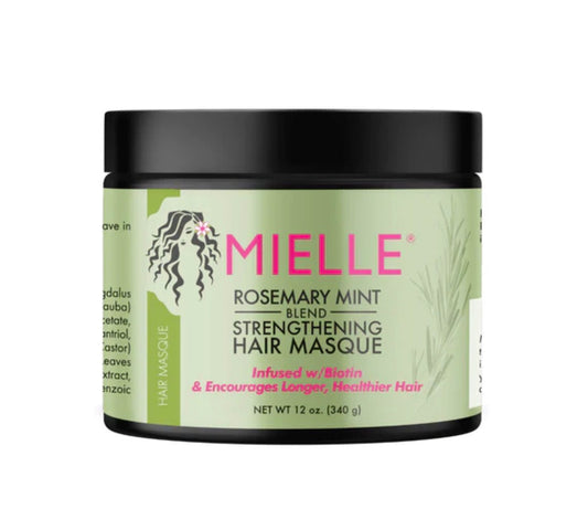 MIELLE ORGANICS Masque croissance capillaire Romarin Menthe poivrée 340g Parfumerie MAMA