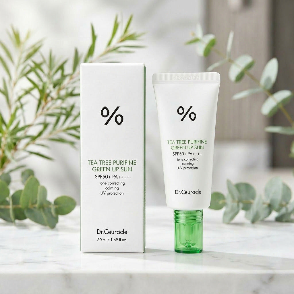 Tea Tree Purifine Green Up Sun SPF50+