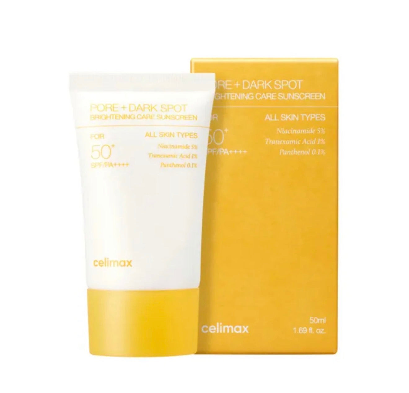 CELIMAX - PORE + DARK SPOT BRIGHTENING CARE SUNCREEN SPF 50+ PA++++ - 50 ml Parfumerie MAMA