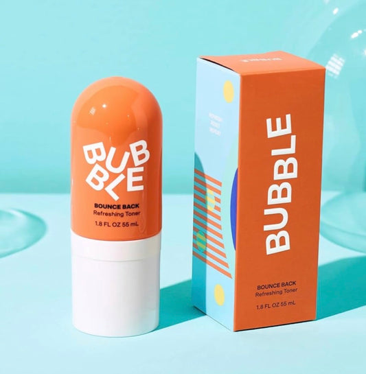Bubble Skincare Bounce Back Hydrating Toner Spray - Balancing + Pore Minimizing Toner for Face - Made With Niacinamide + Willow Bark to Help Even and Mattify Oily Skin - On-The-Go Skin Care (55ml) Parfumerie MAMA