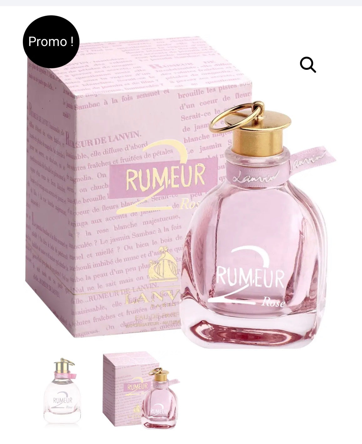 Rumeur 2 rose Lanvin – 100 ml – Eau de parfum Parfumerie MAMA