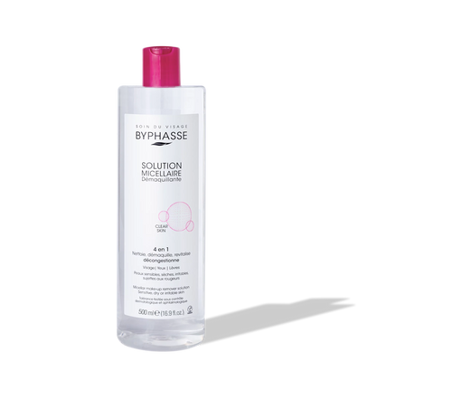 BYPHASSE SOLUTION MICELLAIRE DÉMAQUILLANTE 500ML Byphasse
