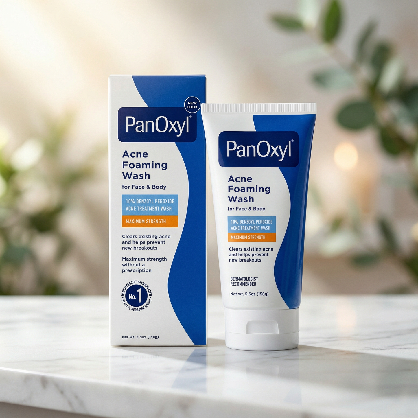 PanOxyl ACNE FOAMING WASH 10% BENZOYL PEROXIDE MAXIMUM STRENGTH 156g