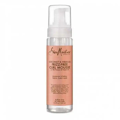 Shea Moisture Coconut and Hibiscus Frizz Free Curl Mousse- Mousse pour boucles sans frisottis Parfumerie MAMA