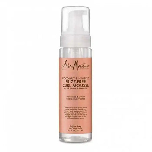 Shea Moisture Coconut and Hibiscus Frizz Free Curl Mousse- Mousse pour boucles sans frisottis Parfumerie MAMA