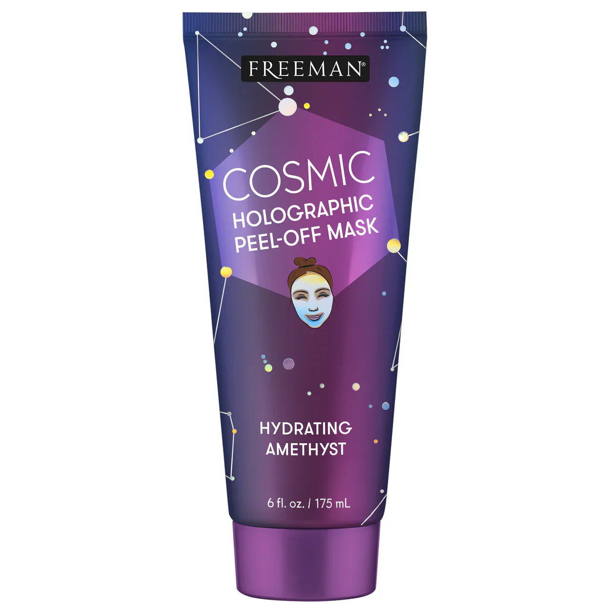 FREEMAN Cosmic Holographic Hydrating Amethyst Peel-Off Mask Freeman