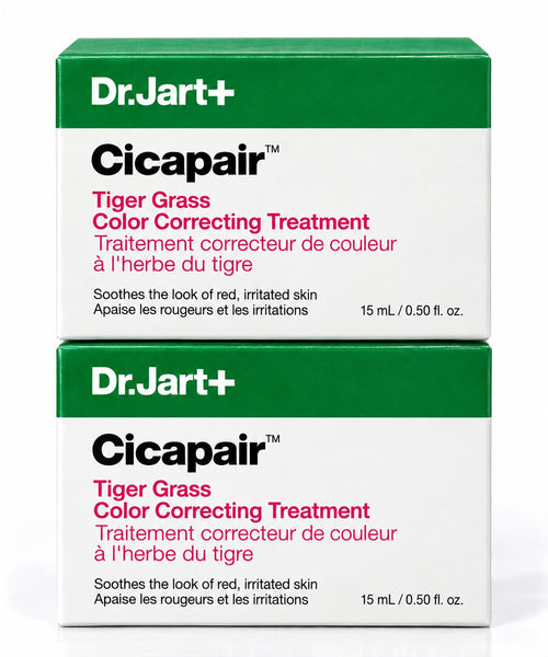 Mini pot Dr.Jart+ Cicapair Tiger Grass Color Correcting Treatment 15 ml sur fond blanc