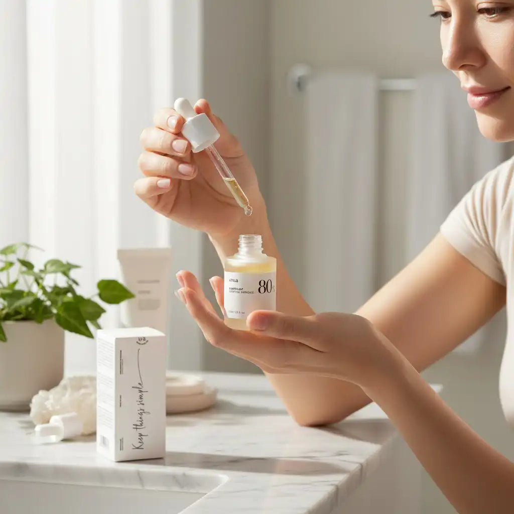 Sérum Visage - ANUA - HEARTLEAF 80% AMPOULE - 30ml - Apaisant - Hydratant - Élastique Parfumerie MAMA