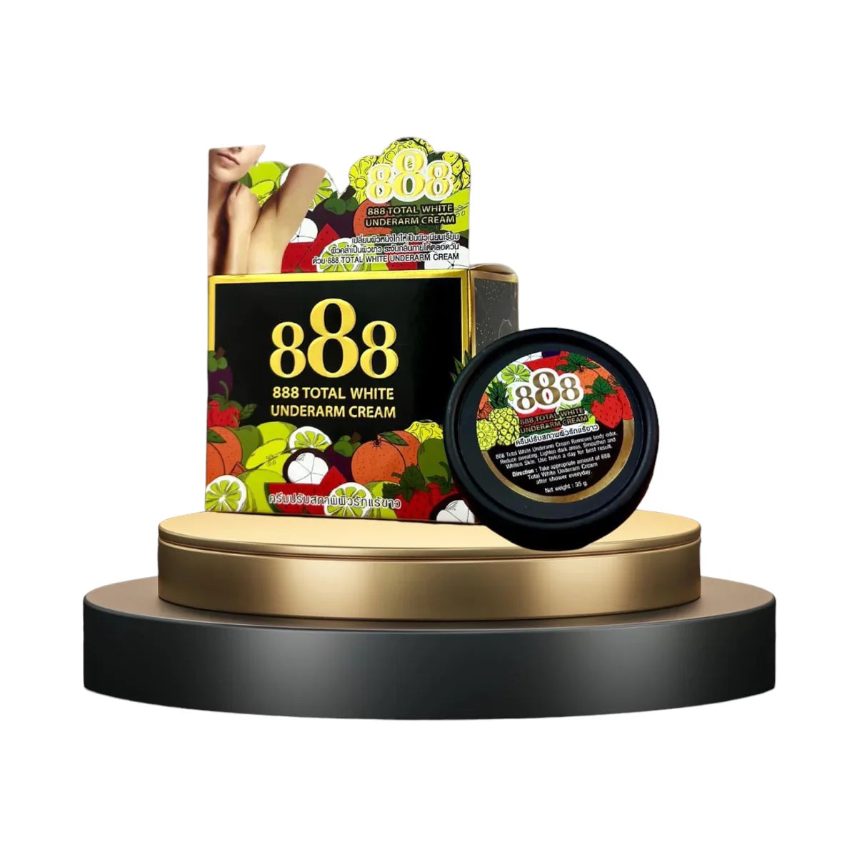 888 TOTAL WHITE UNDERARM CREAM 35 G Parfumerie MAMA