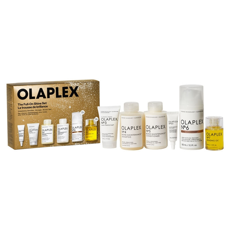 Olaplex The Full-On Shine Set – Coffret Réparation & Brillance Cheveux Parfumerie MAMA