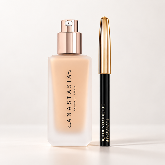 Pack maquillage Anastasia Beverly Hills fond de teint et Lancôme Crayon Khôl