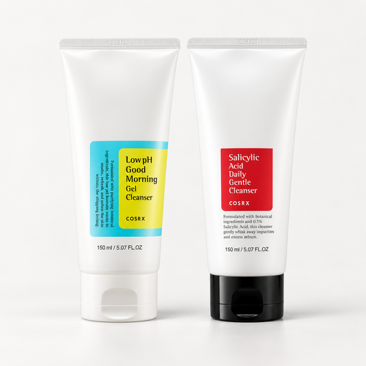 Pack COSRX duo nettoyants visage Low pH Good Morning Gel Cleanser et Salicylic Acid Daily Gentle Cleanser 150 ml
