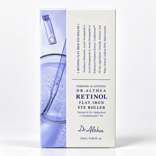 Dr. Althea Retinol Flat Iron Eye Roller 25 ml, photo studio professionnelle