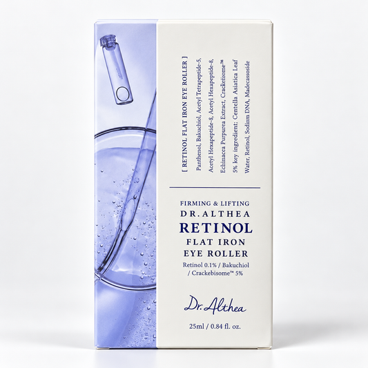 Dr. Althea Retinol Flat Iron Eye Roller 25 ml, photo studio professionnelle